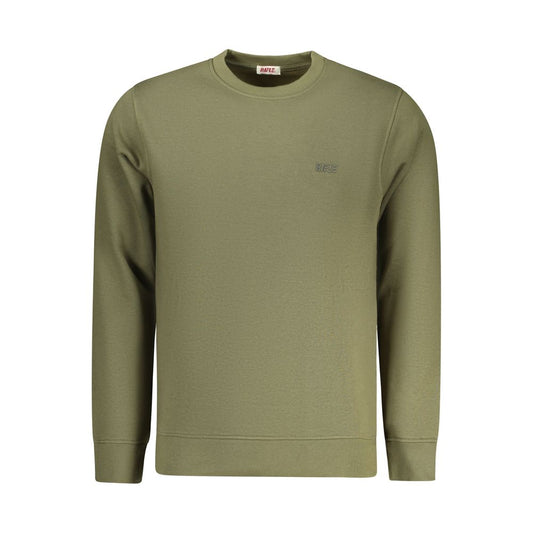 Green Cotton Men Sweater