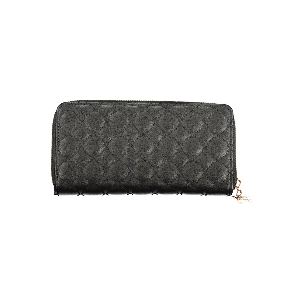 Black Polyethylene Women Wallet