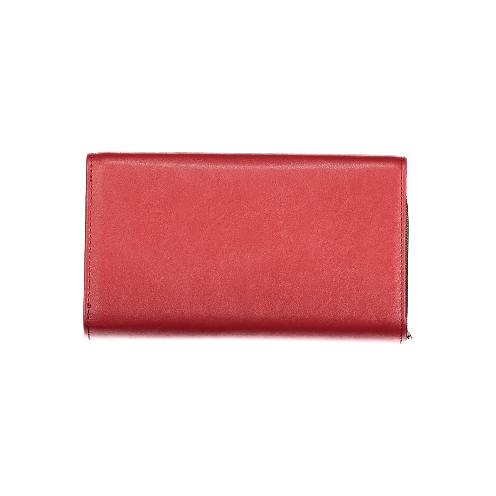 Red Polyethylene Women Wallet