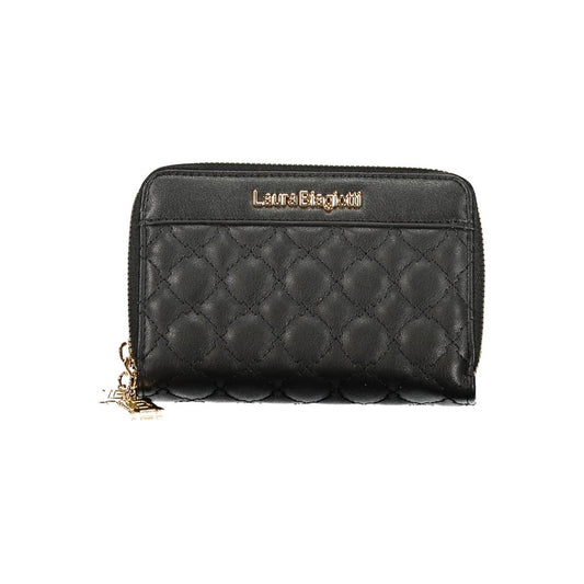 Black Polyethylene Women Wallet
