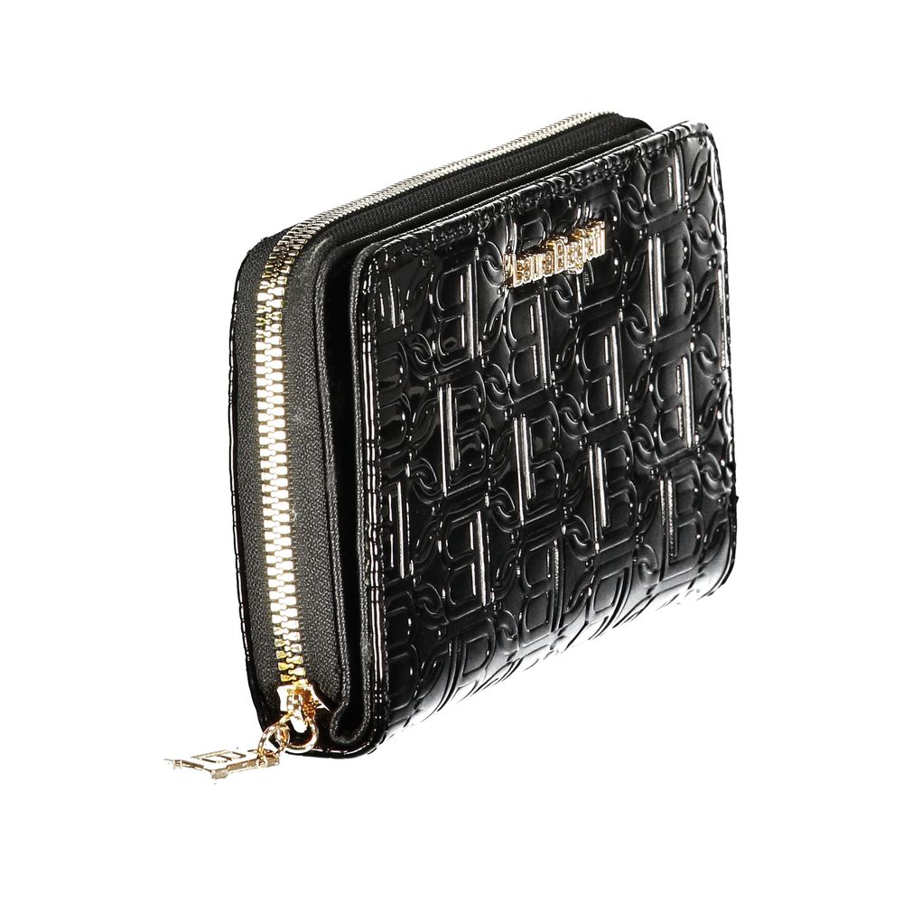 Black Polyethylene Women Wallet