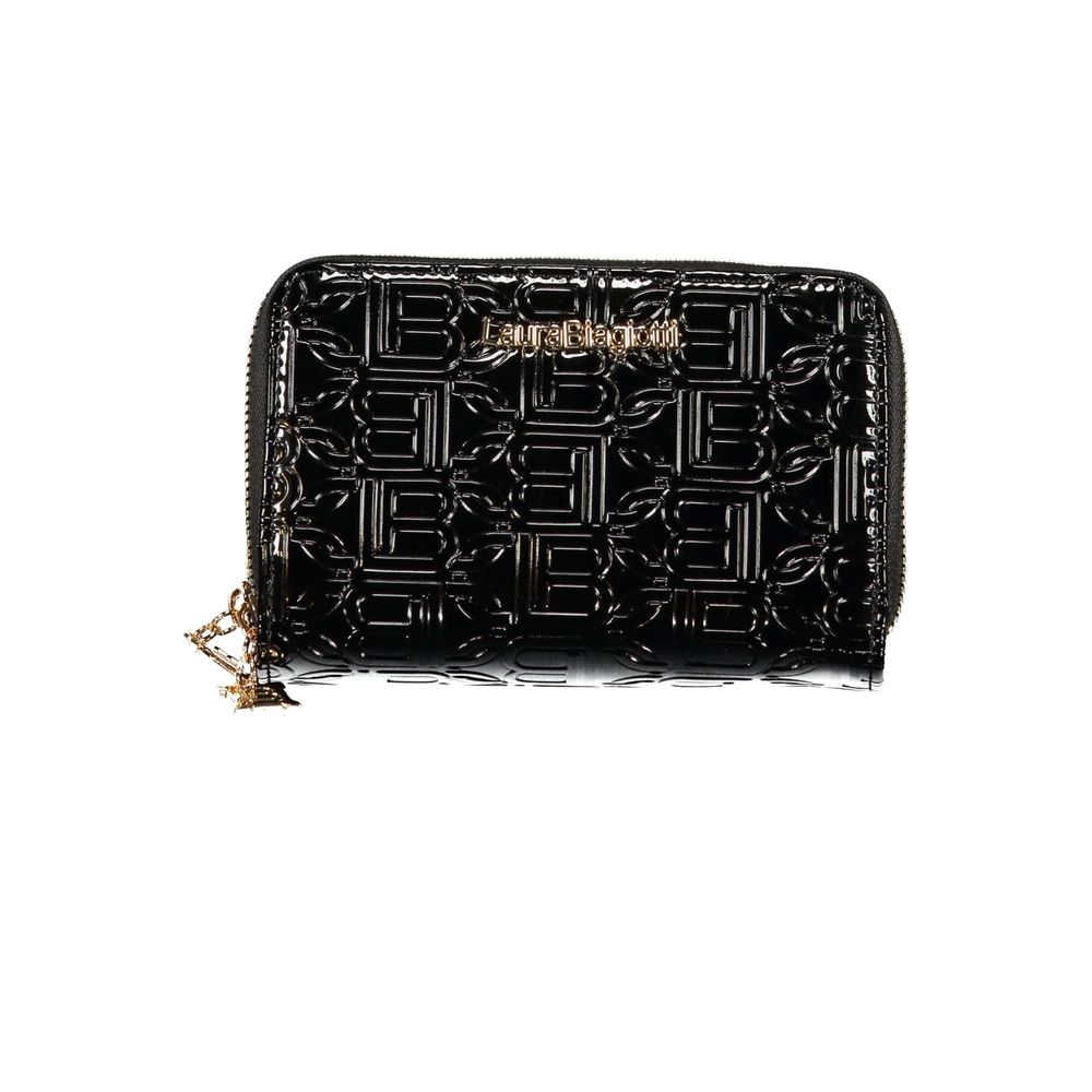 Black Polyethylene Women Wallet