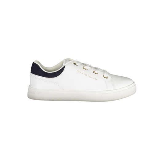 White Leather Women Sneaker