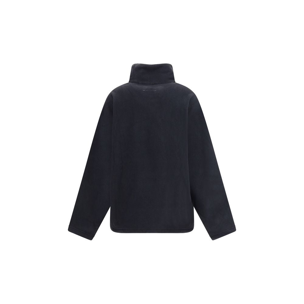 Black Polyester Sweatshirt