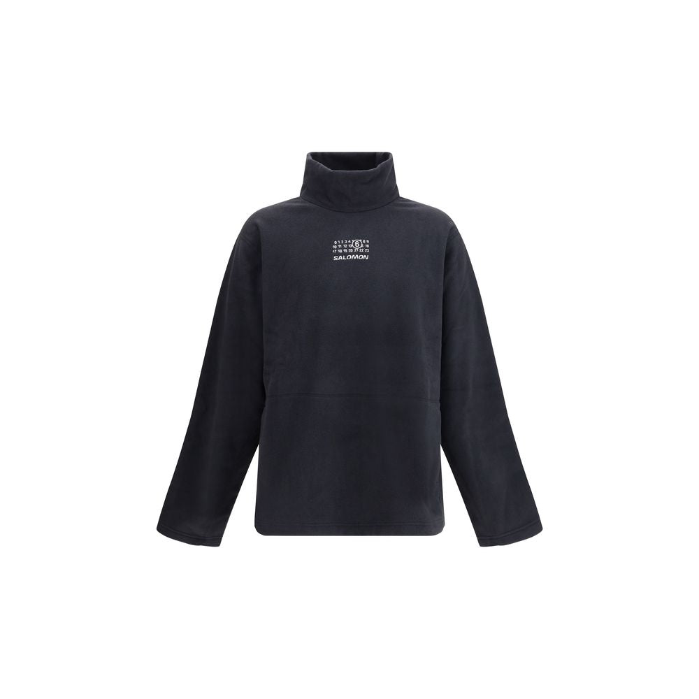 Black Polyester Sweatshirt