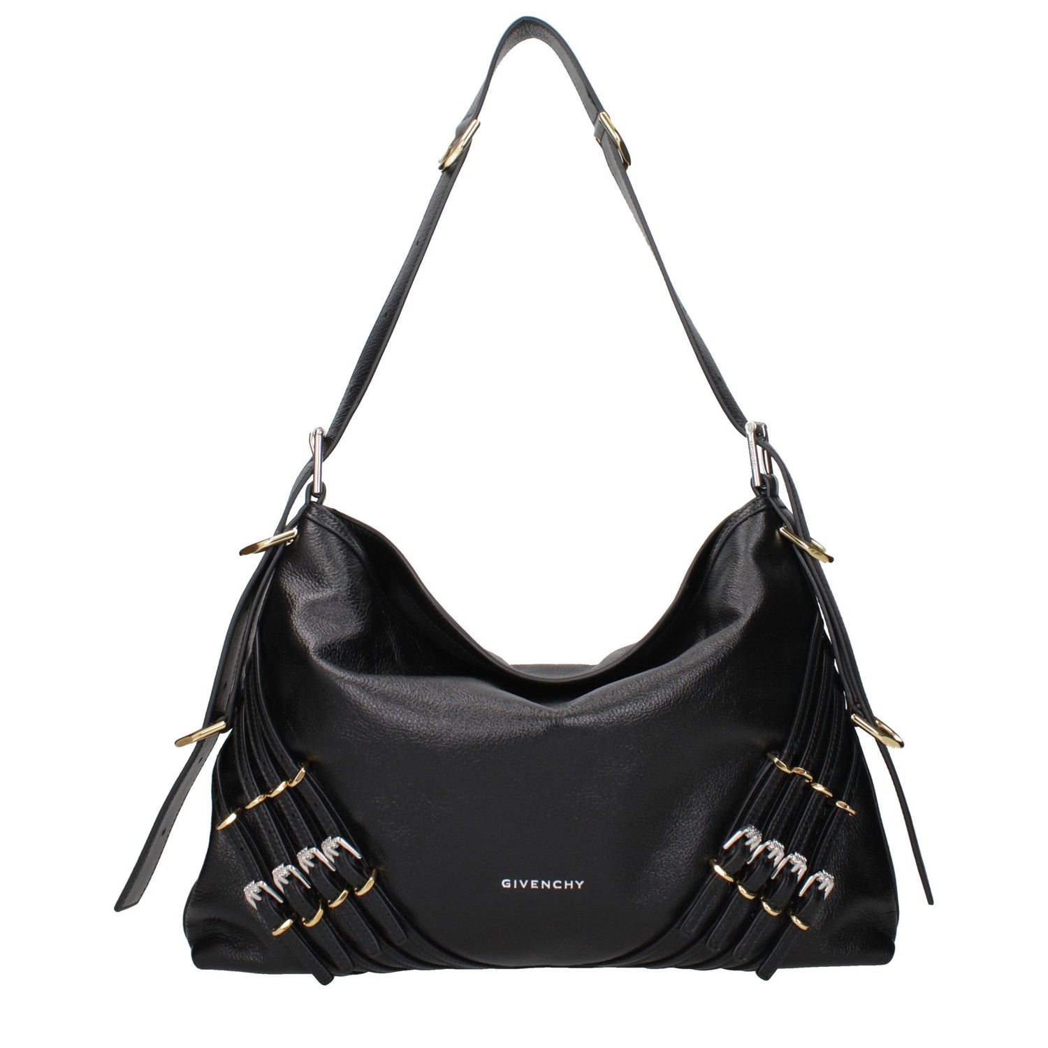Black Leather Shoulder Bag