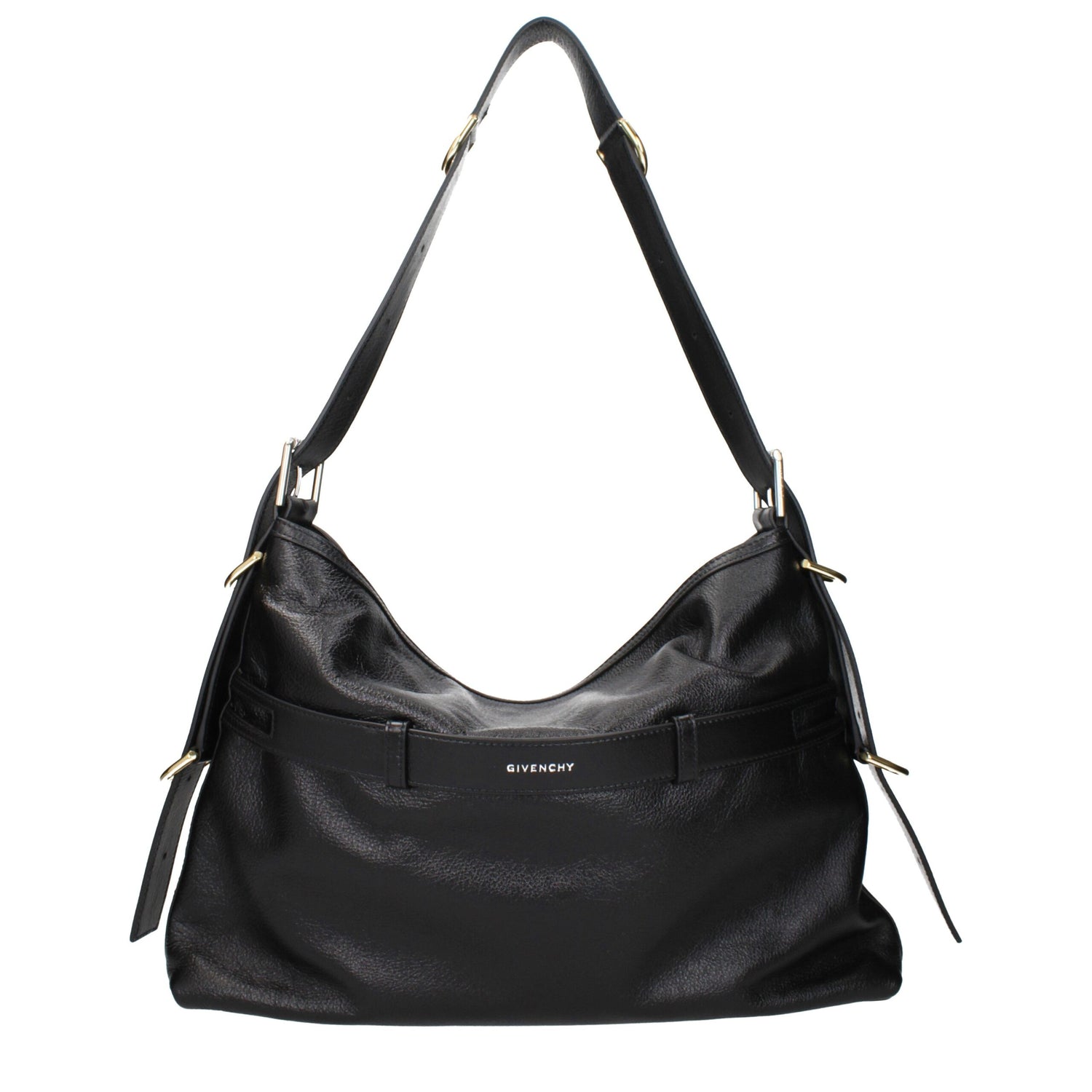 Black Leather Shoulder Bag