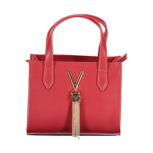 Red Polyethylene Women Handbag