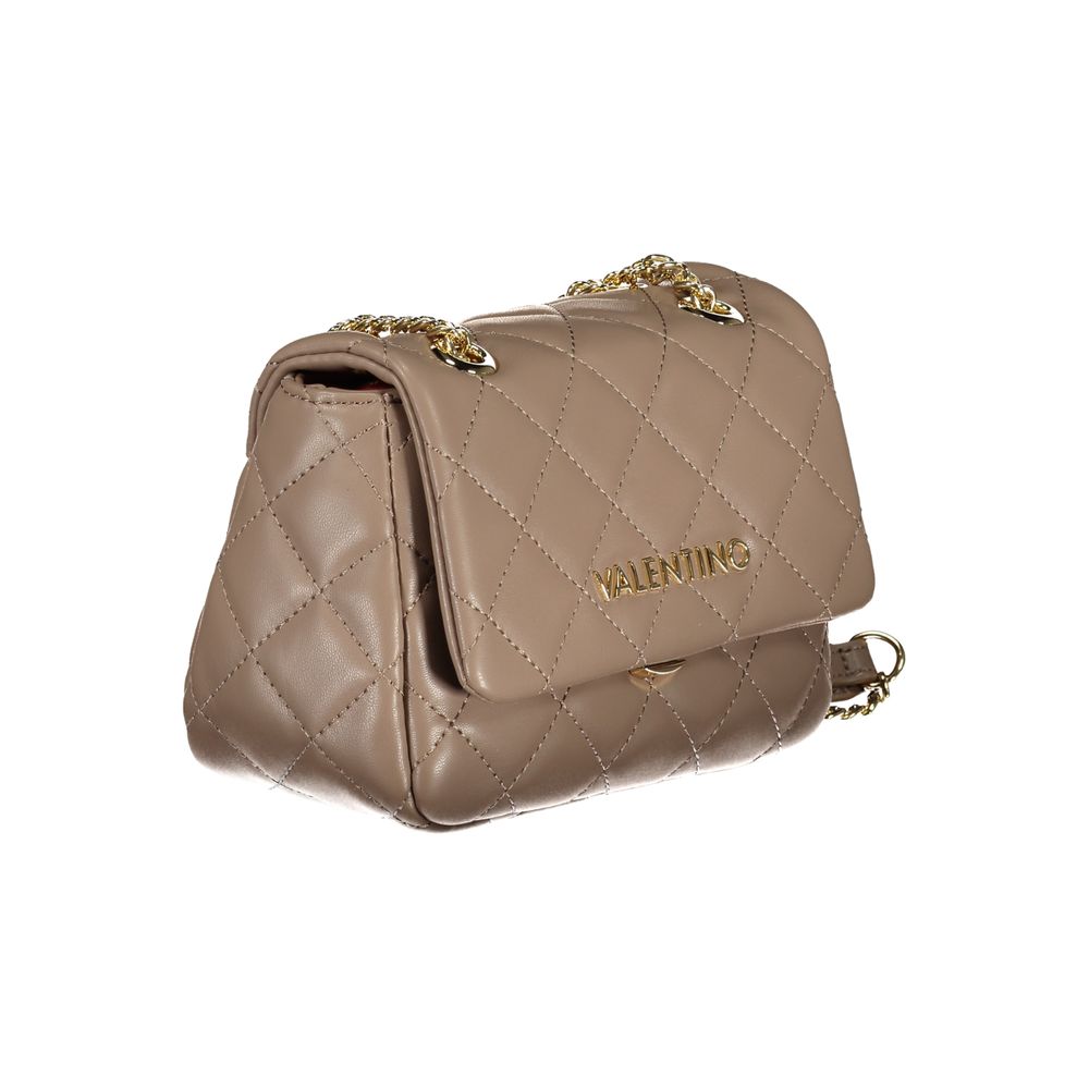 Brown Polyethylene Women Handbag