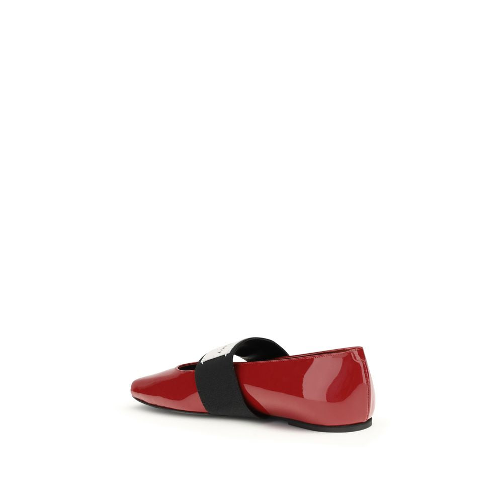 Multicolor Leather Ballet Flats