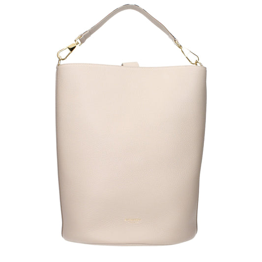 Beige Leather Handbag