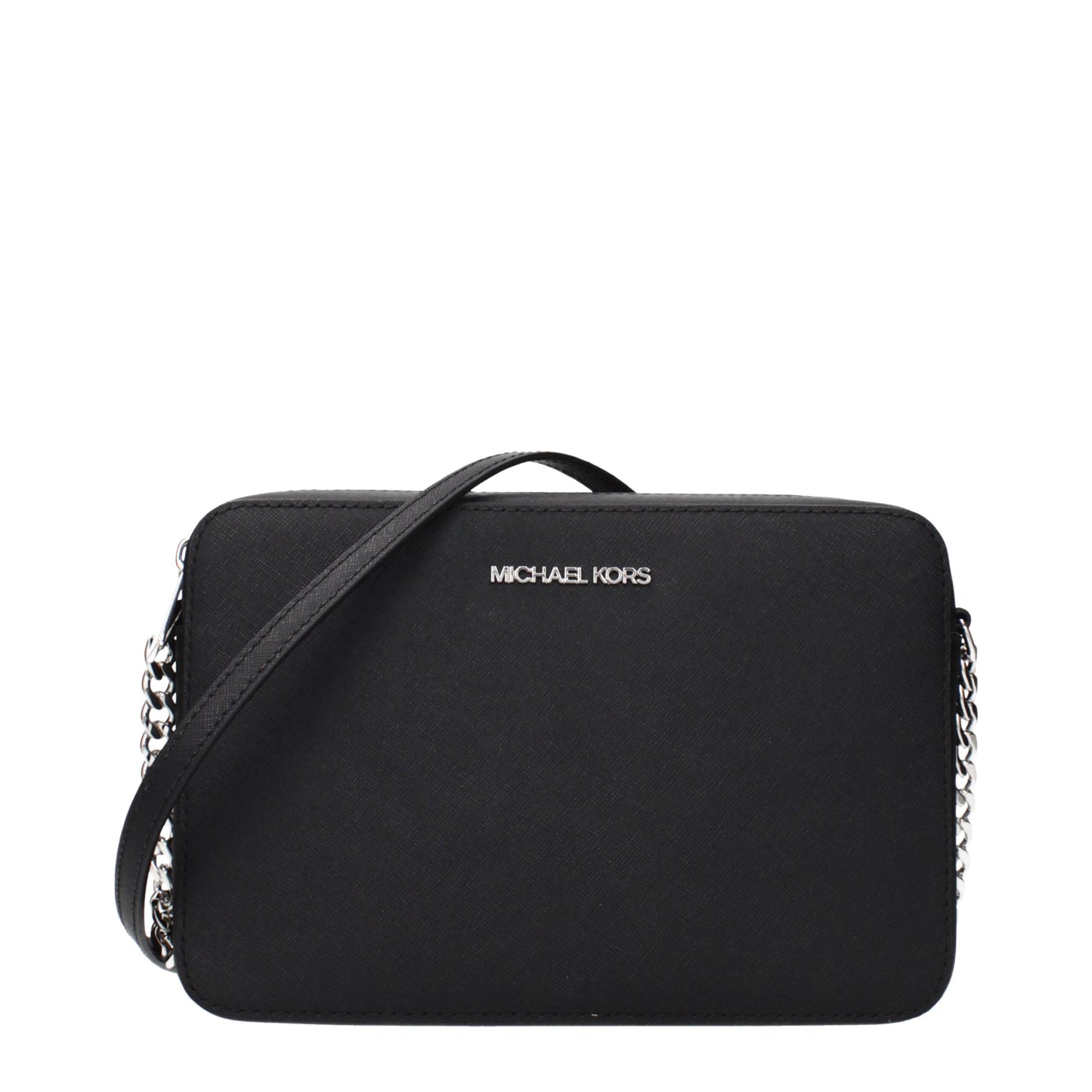 Black Leather Crossbody Bag