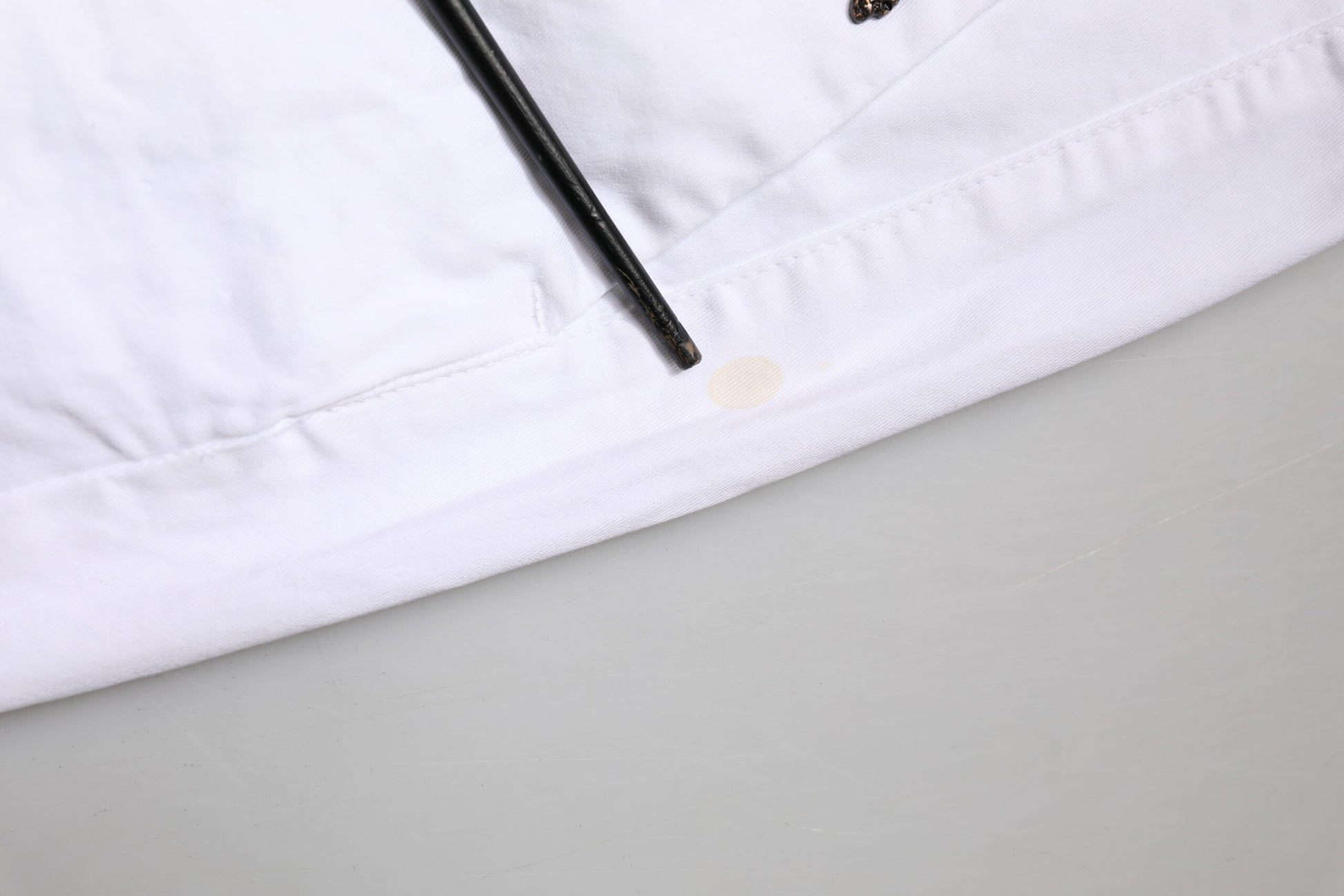 White Skinny Fit Mid Waist Men Chino Trouser Pants