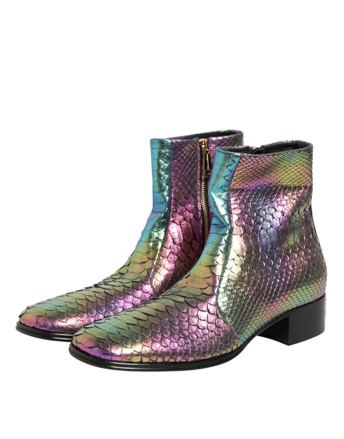 Multicolor Chelsea Short Ankle Boots Shoes