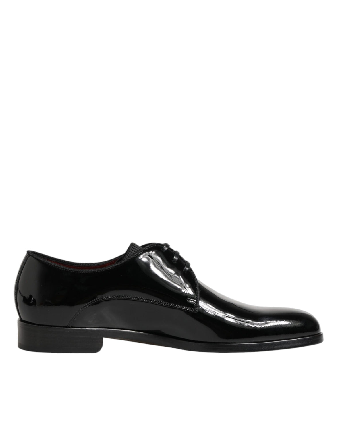 Black Calfskin Leather Derby Dress Shoes