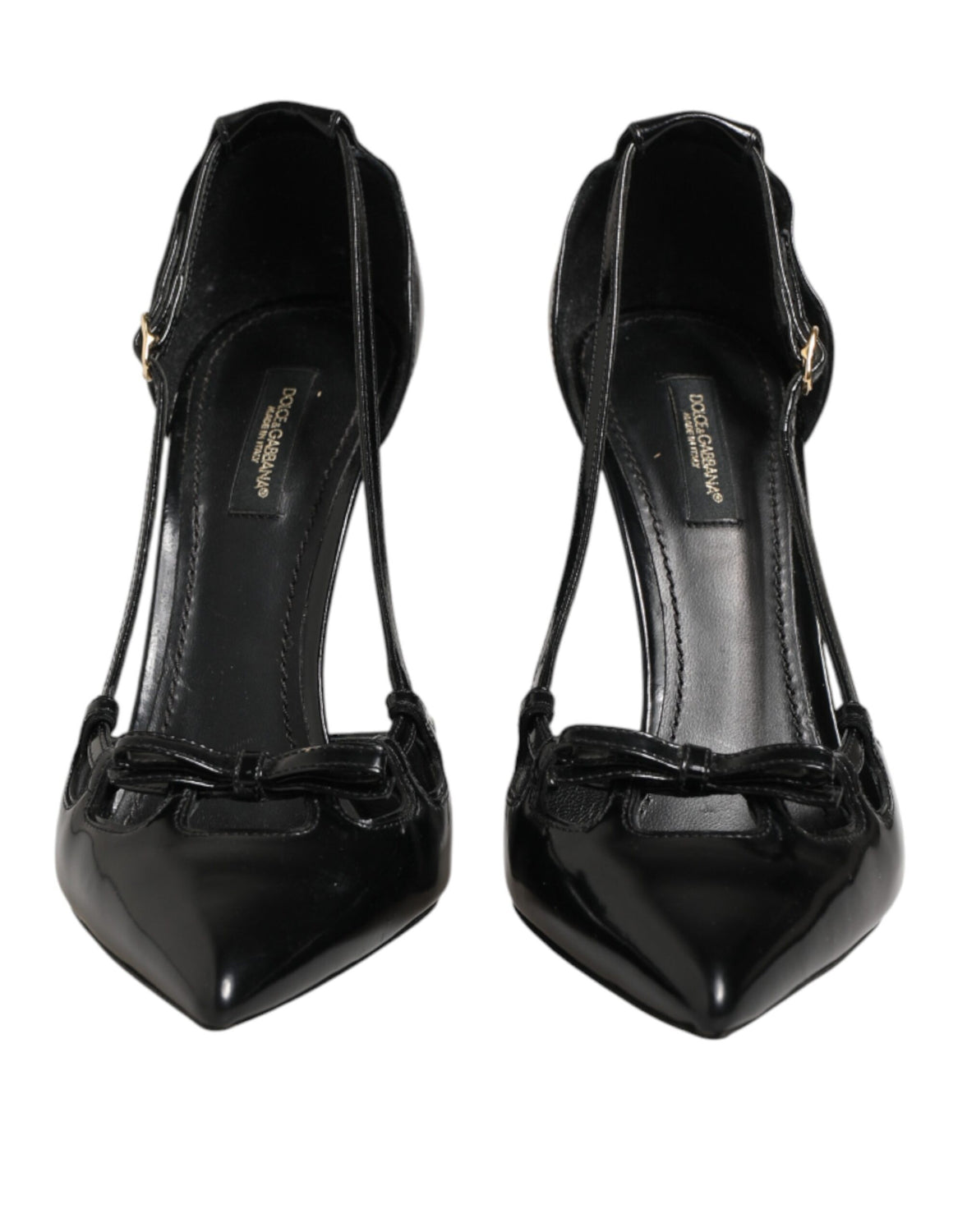 Black Patent Leather High Heels Pumps Shoes
