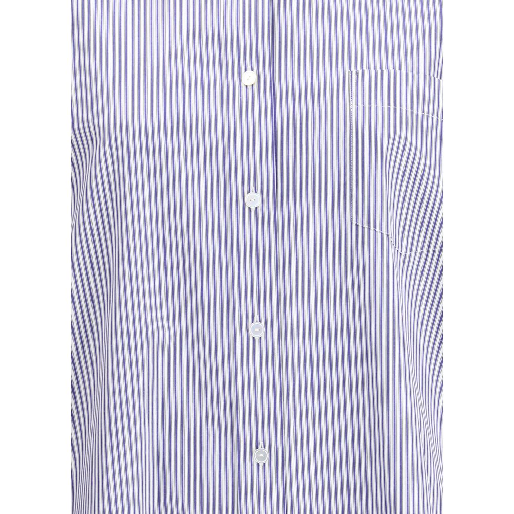 Blue Cotton Dress Shirt