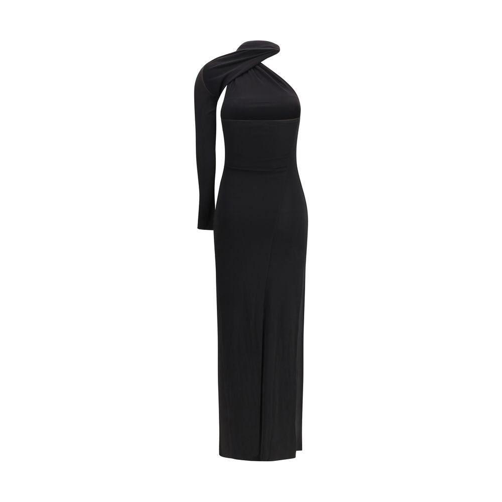 Black Viscose Cocktail Dress