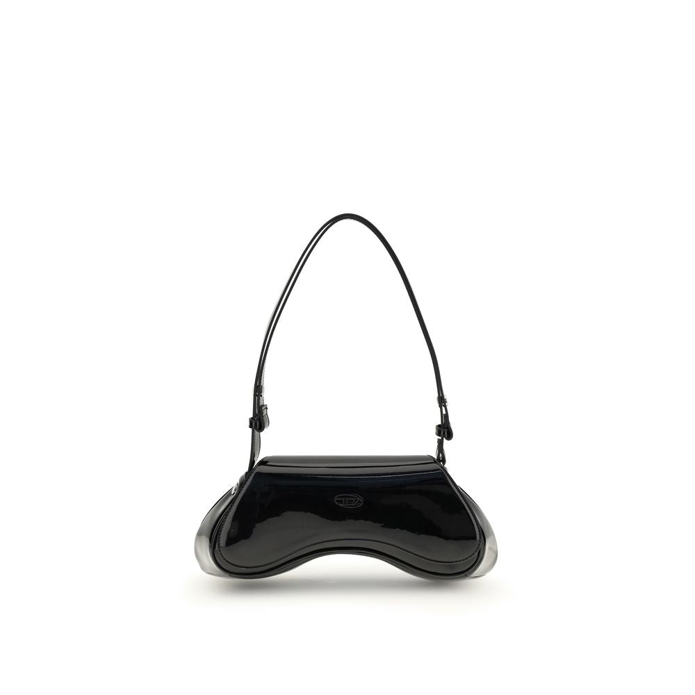 Black Polyethylene Shoulder Bag