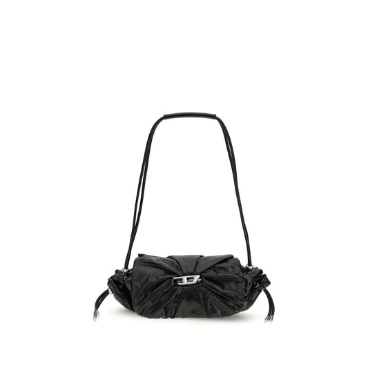 Black Calf Leather Bos Taurus Shoulder Bag