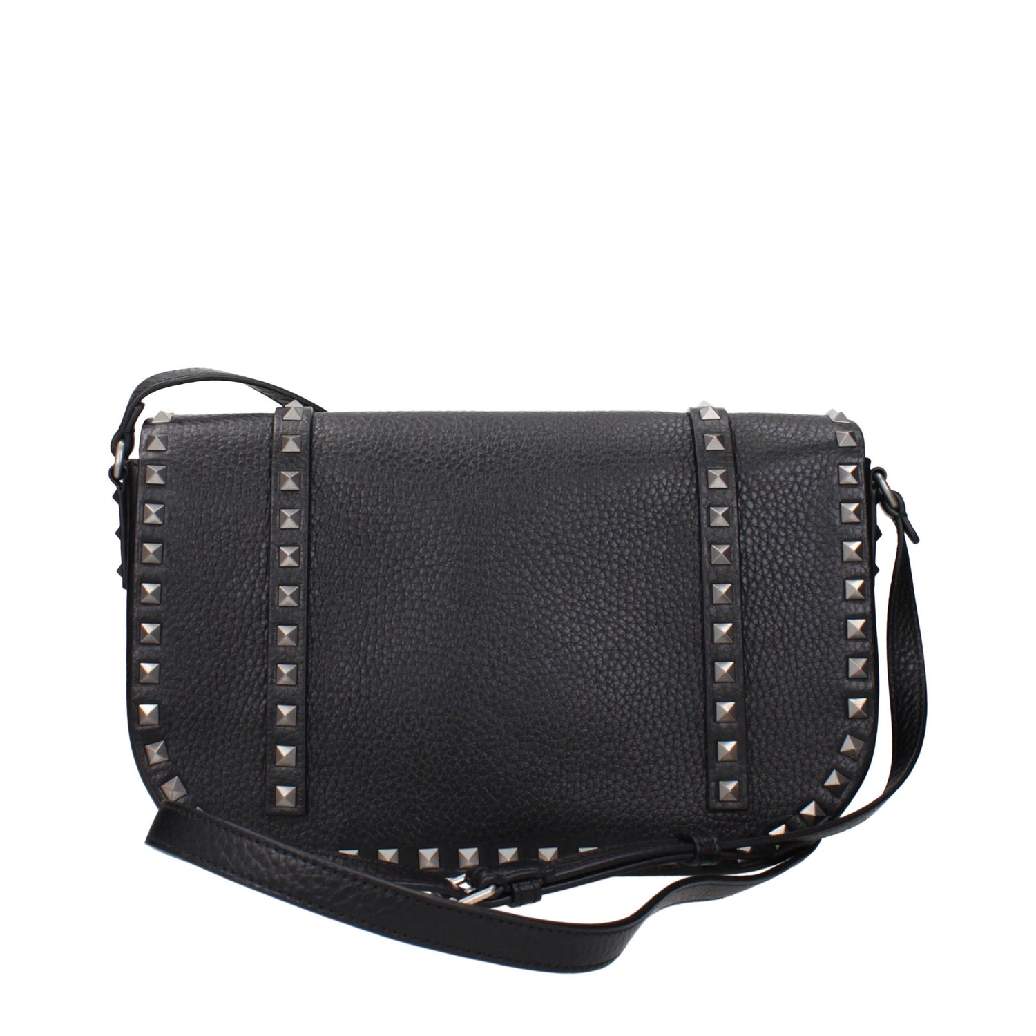 Black Leather Crossbody Bag
