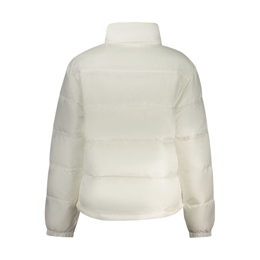 White Polyester Women Jacket