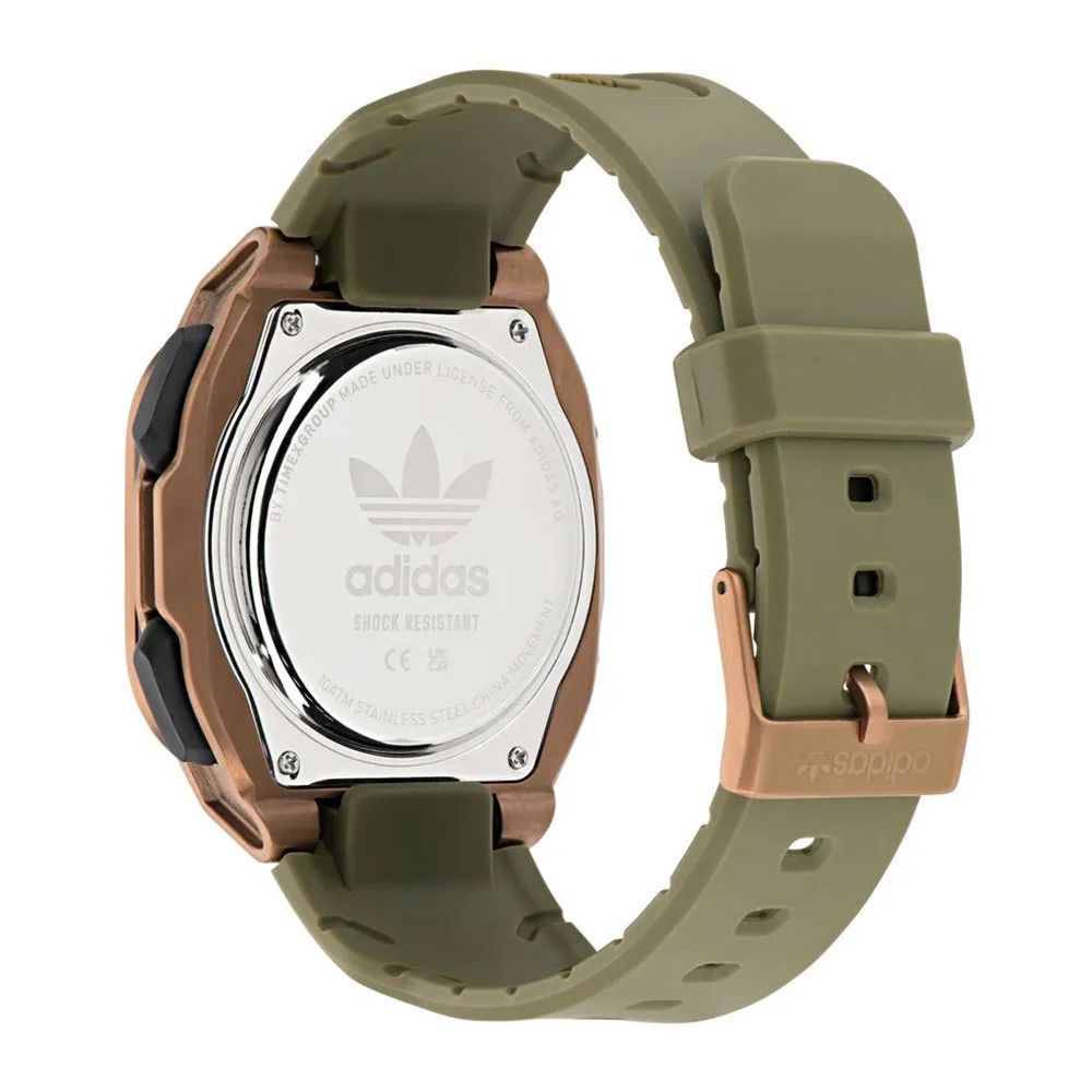Bicolor Synthetic Sport Watch