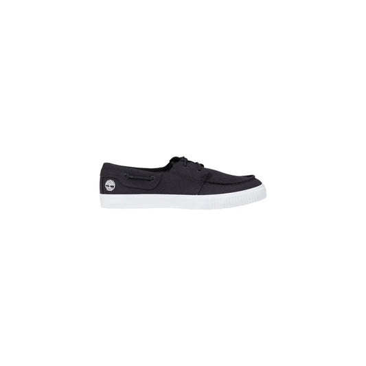 Black Lyocell Slip-On Loafers