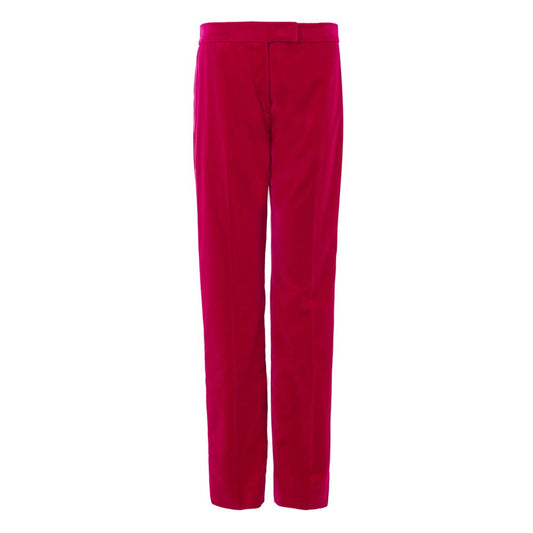 Fuchsia Cotton Dress Pants