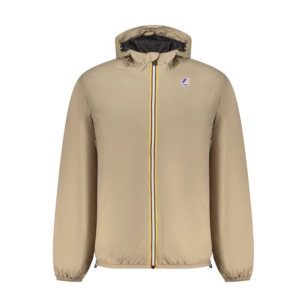 Beige Poliammide Men's Jacket