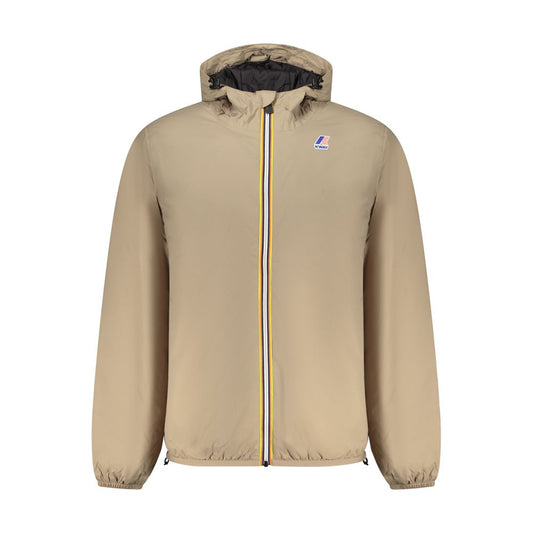 Beige Poliammide Men's Jacket