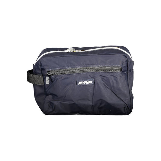 Blue Polyester Men Beauty Case