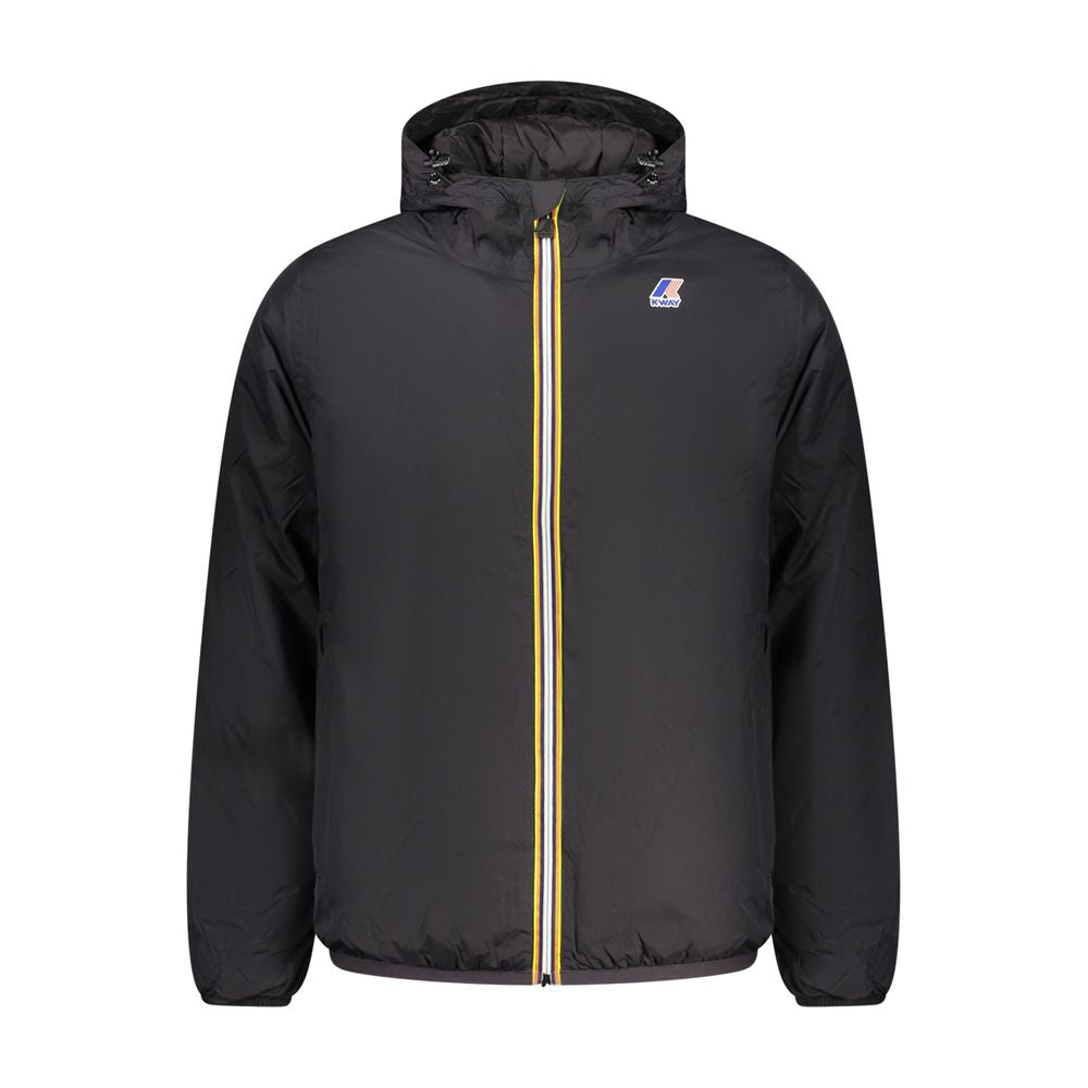 Black Polyamide Men's Jacket