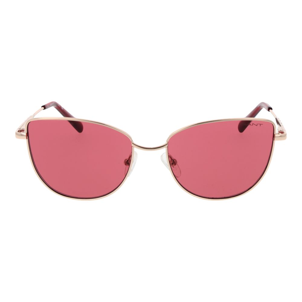 Rose Gold Metal Sunglasses