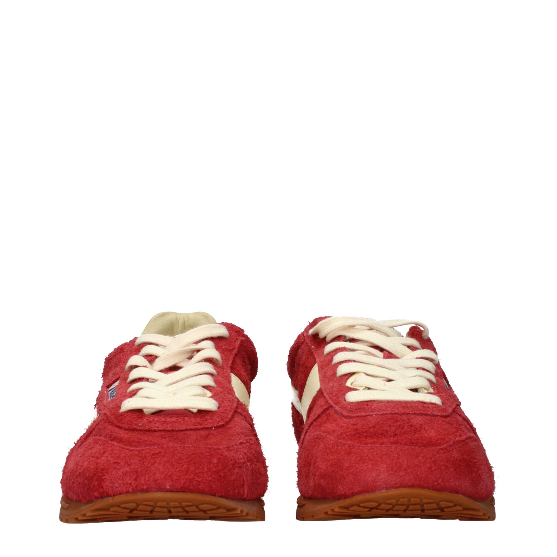 Red Leather Sneakers