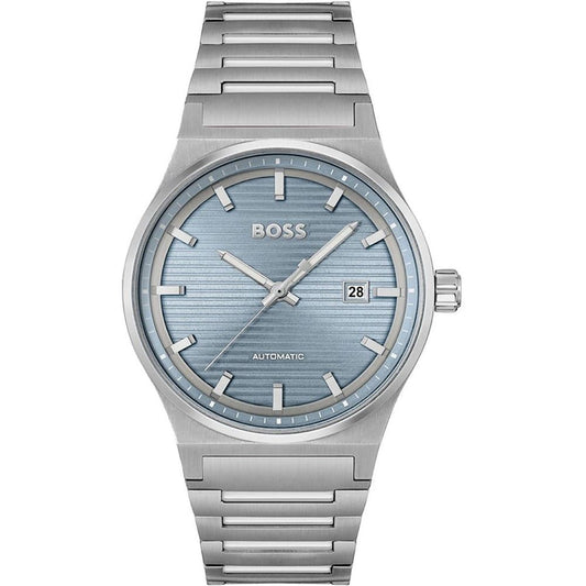 Gray Stainless Steel Dress Watch