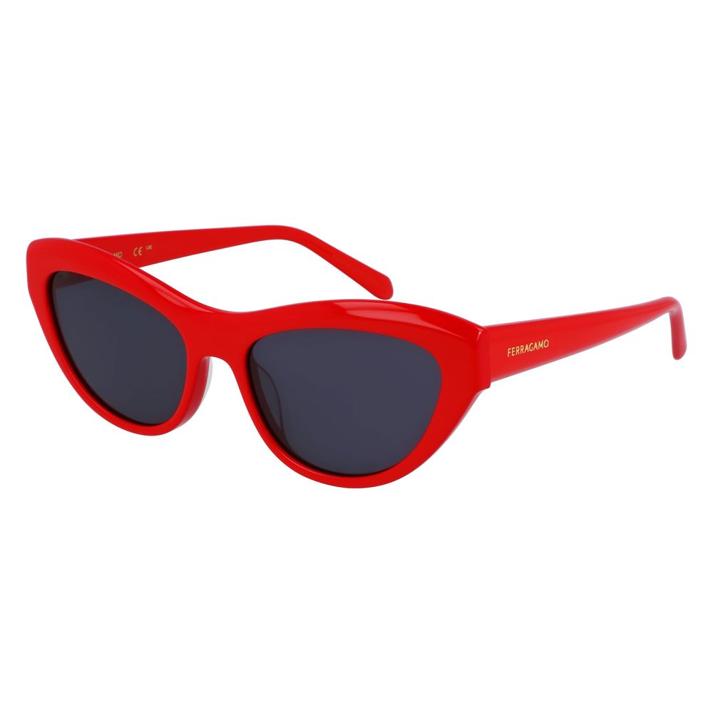 Red Acetate Sunglasses
