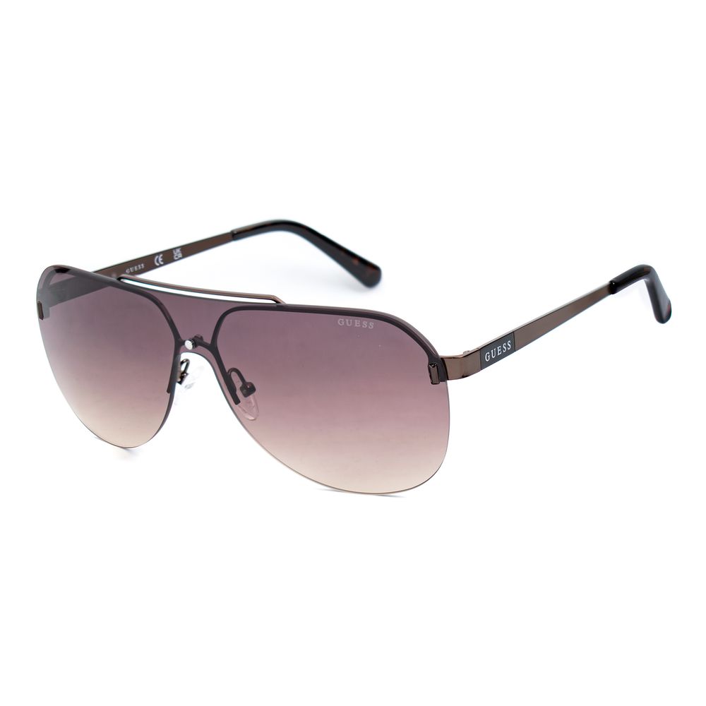 Brown Metal Sunglasses