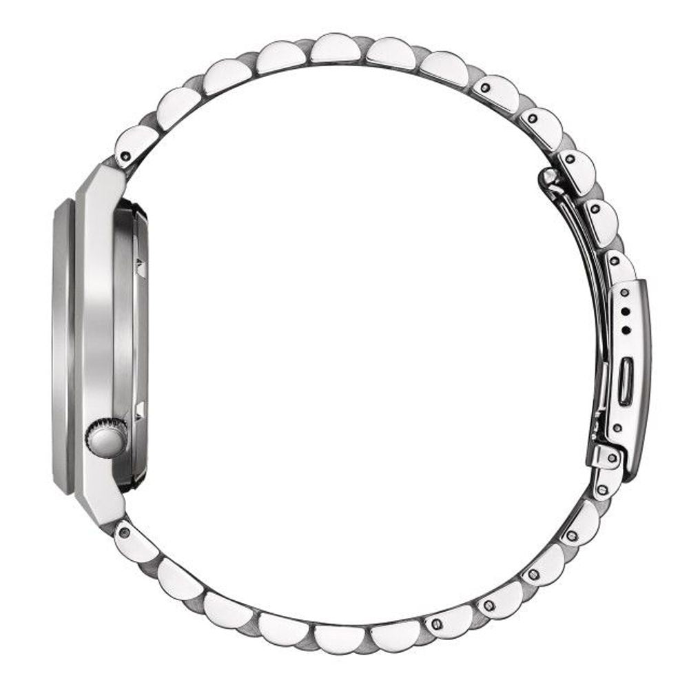 Gray Stainless Steel Dress Watch