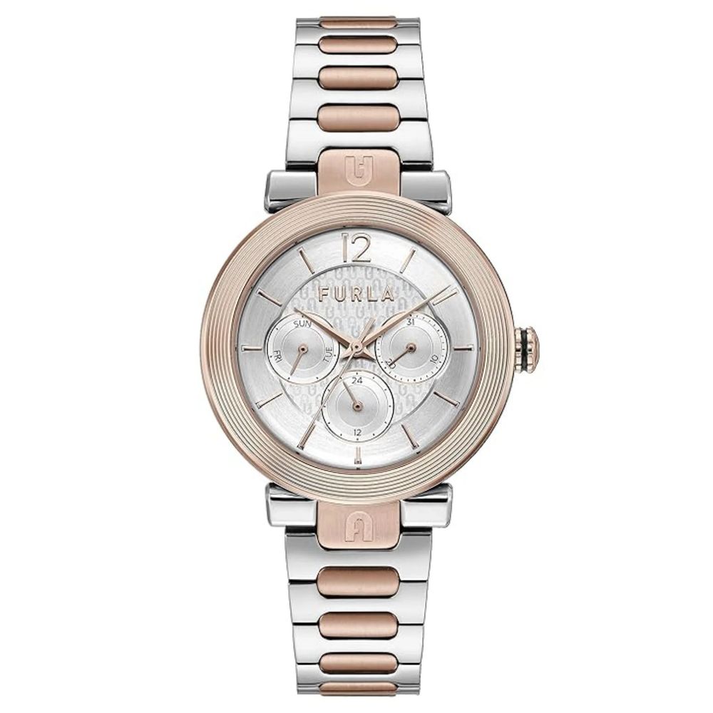 Gray Stainless Steel Dress Watch