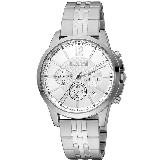 Gray Stainless Steel Dress Watch