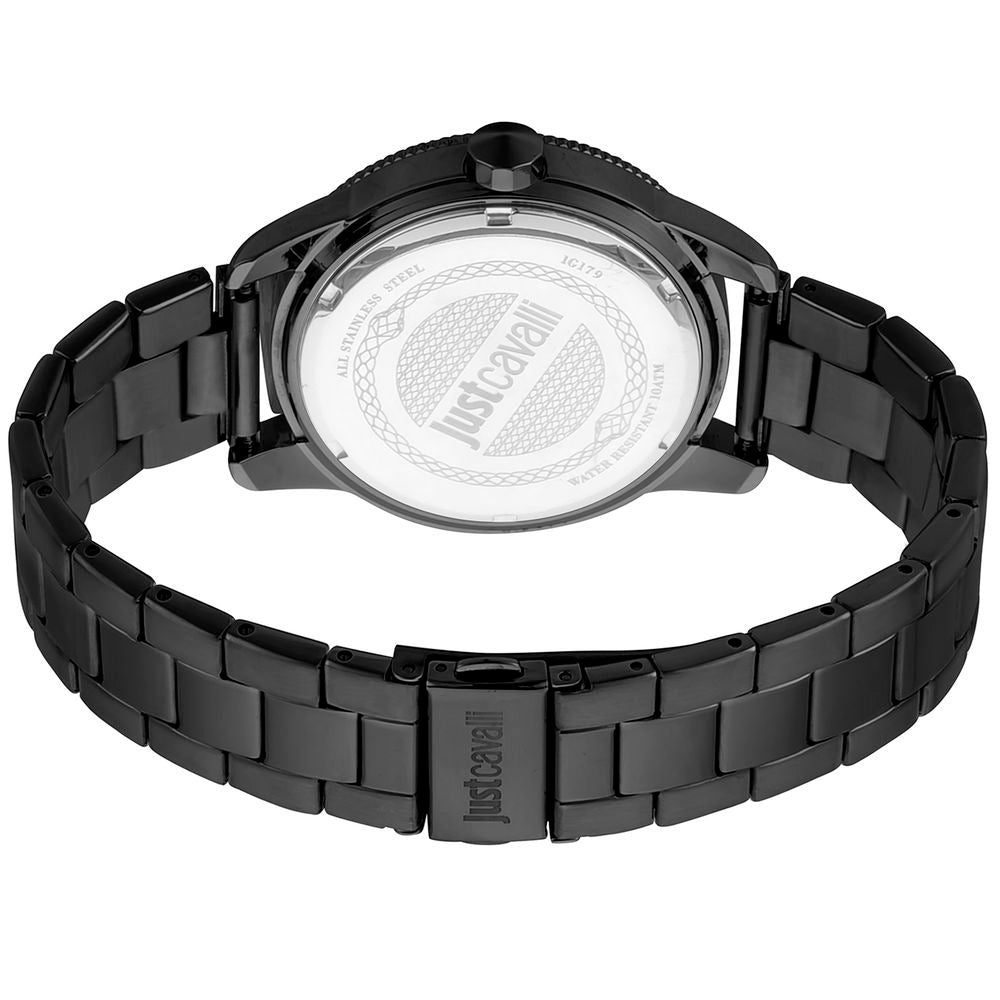 Black Stainless Steel Dress Watch