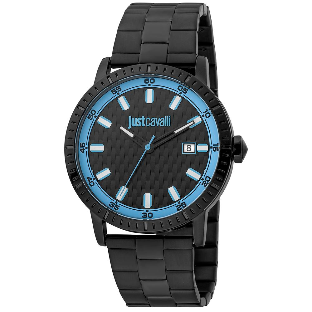 Black Stainless Steel Dress Watch