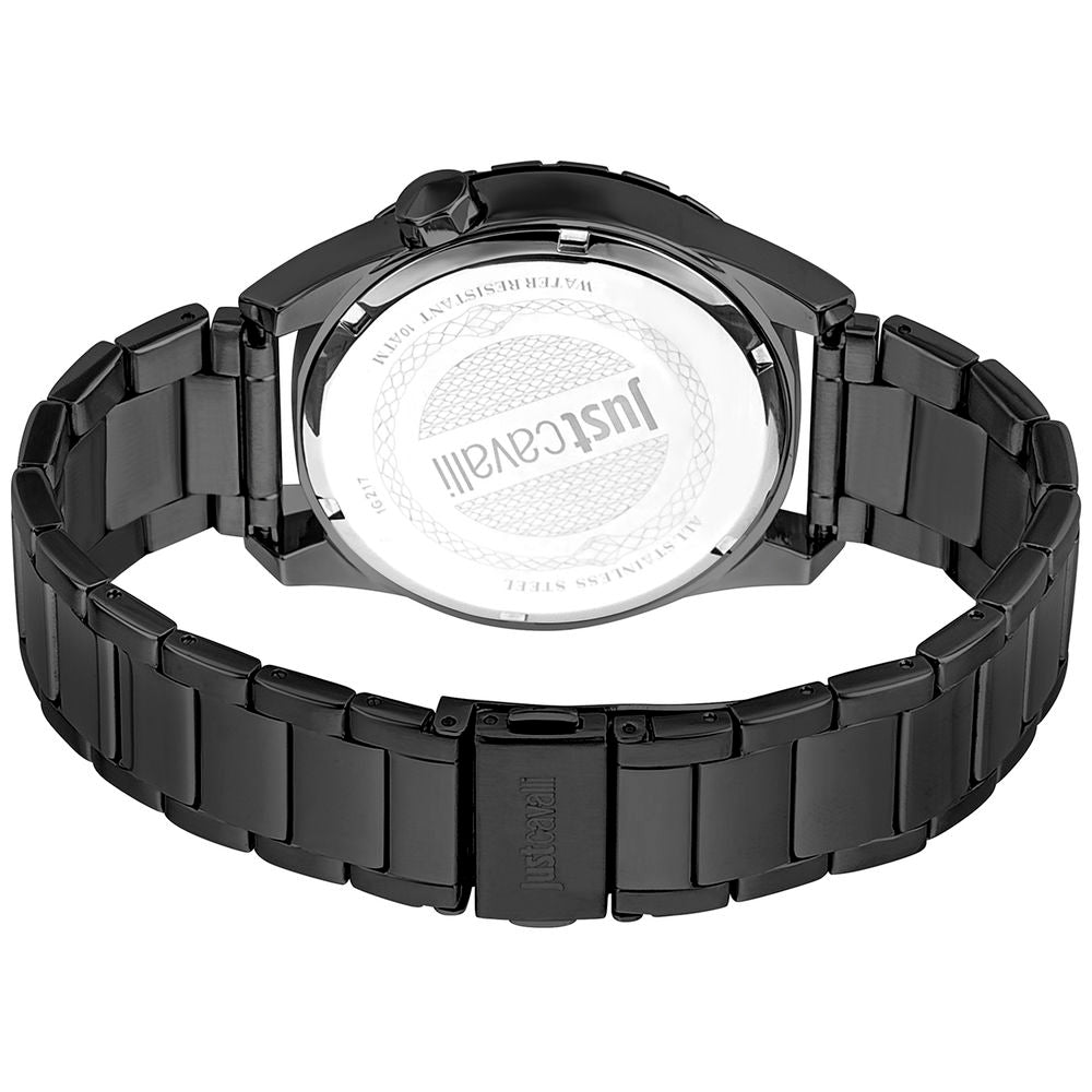 Black Stainless Steel Dress Watch