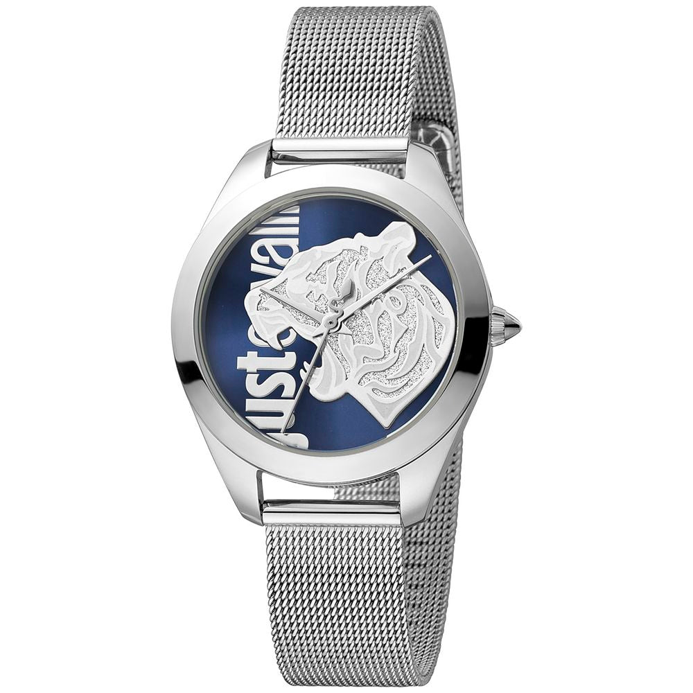 Gray Stainless Steel Bracelet Watch