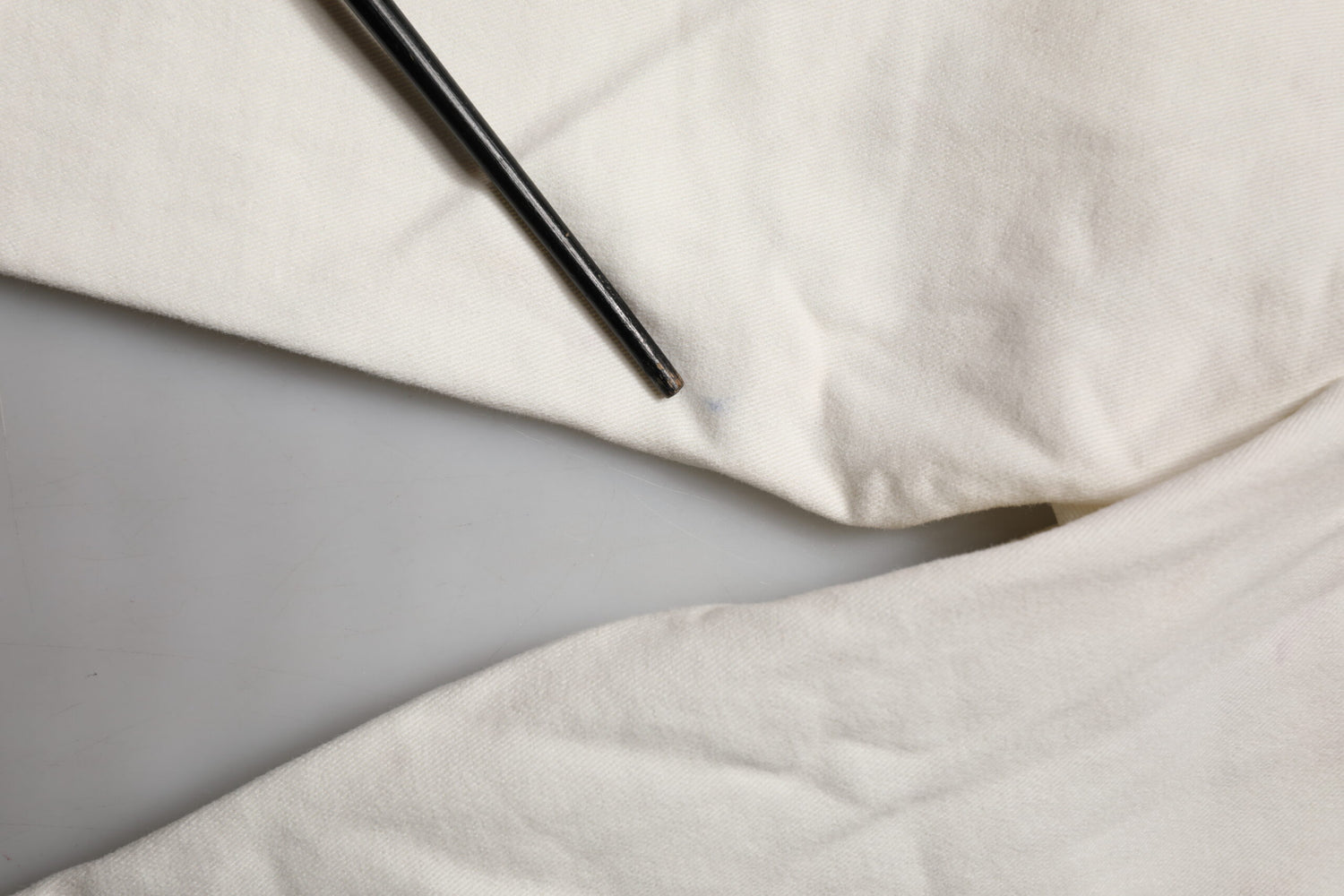 White Cotton Straight Chino Trouser Pants