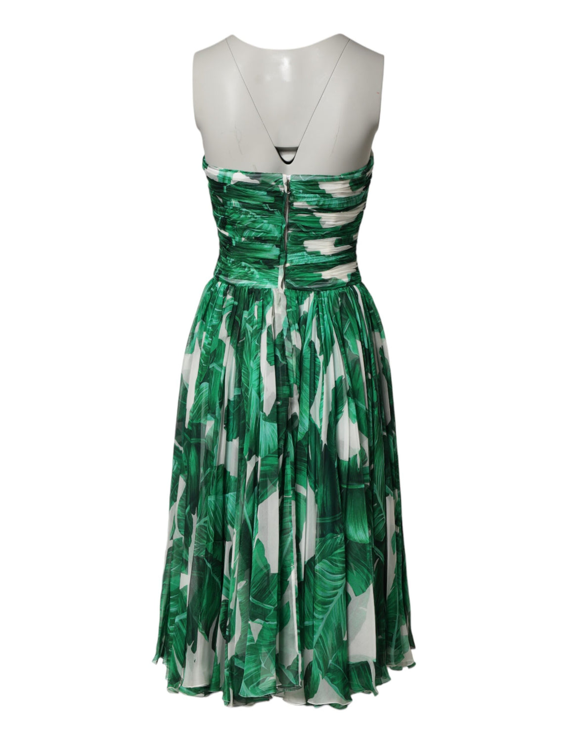 Green Pineapple Embellished BananaLeaf Dress