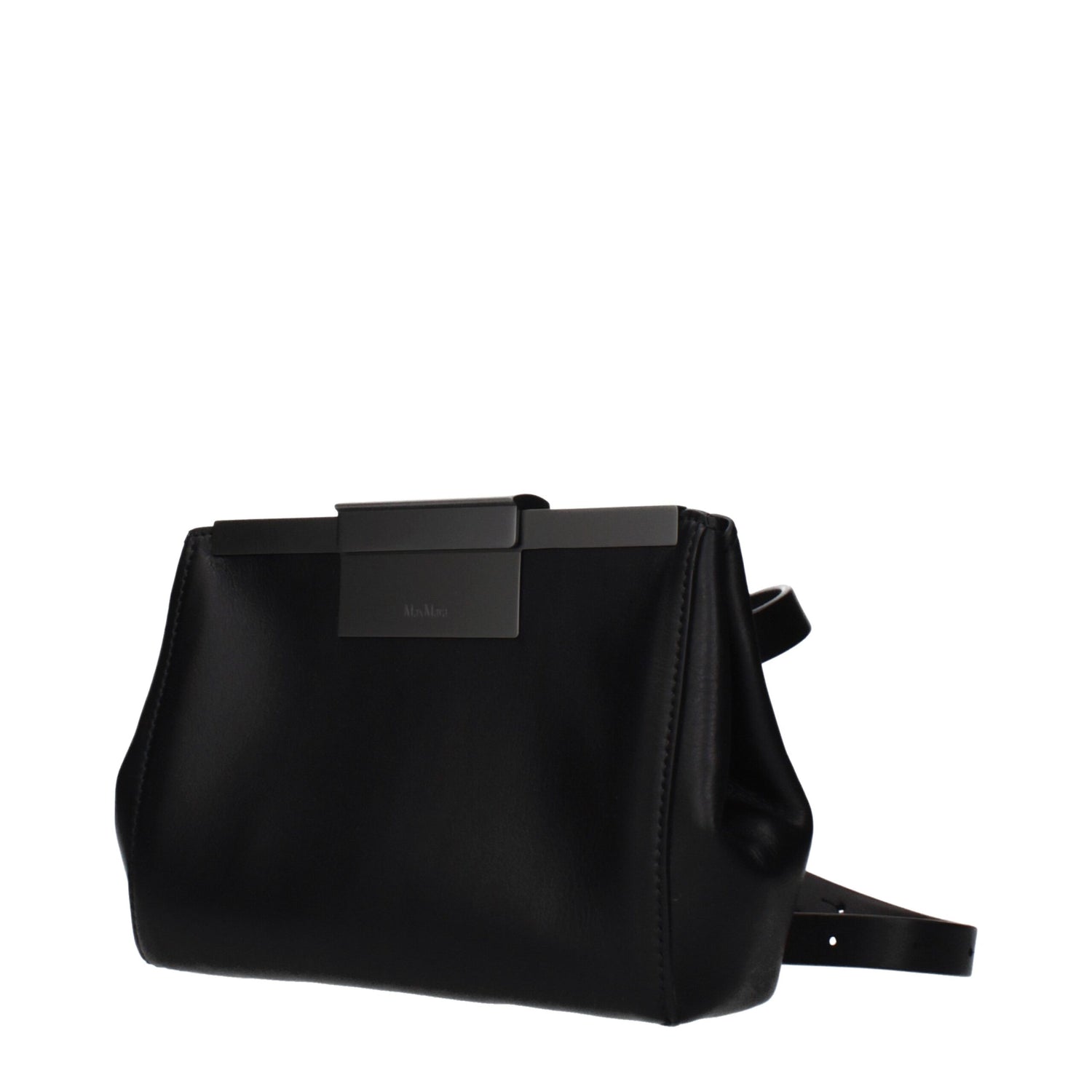 Black Leather Crossbody Bag