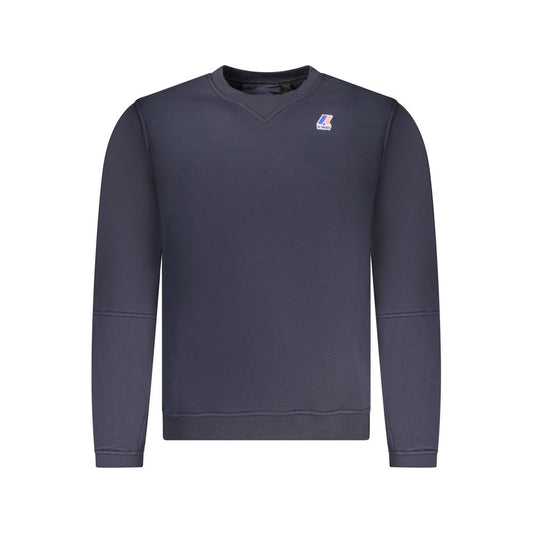 Blue Cotton Men Sweater