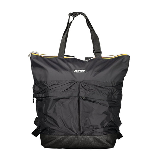 Black Polyamide Unisex Backpack